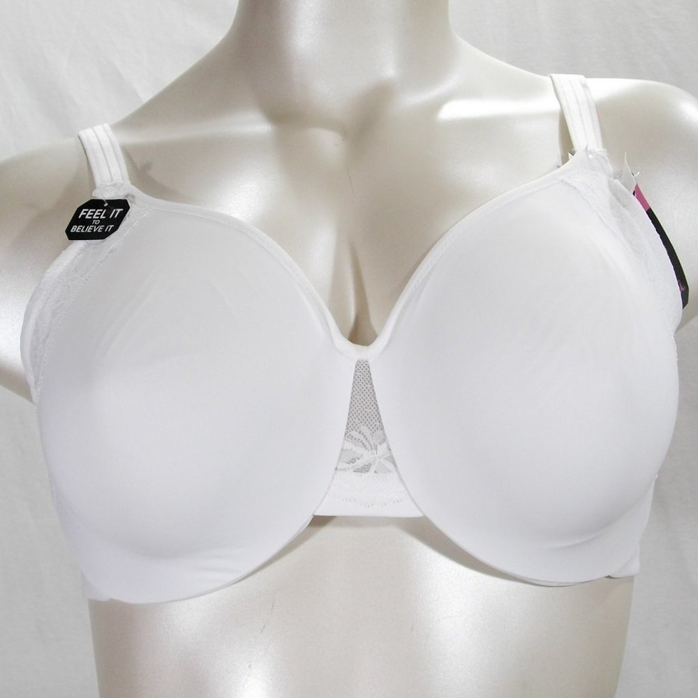 40DD Olga GI8961A Cloud 9 Underwire 2-Ply Minimizer Bra White NWT